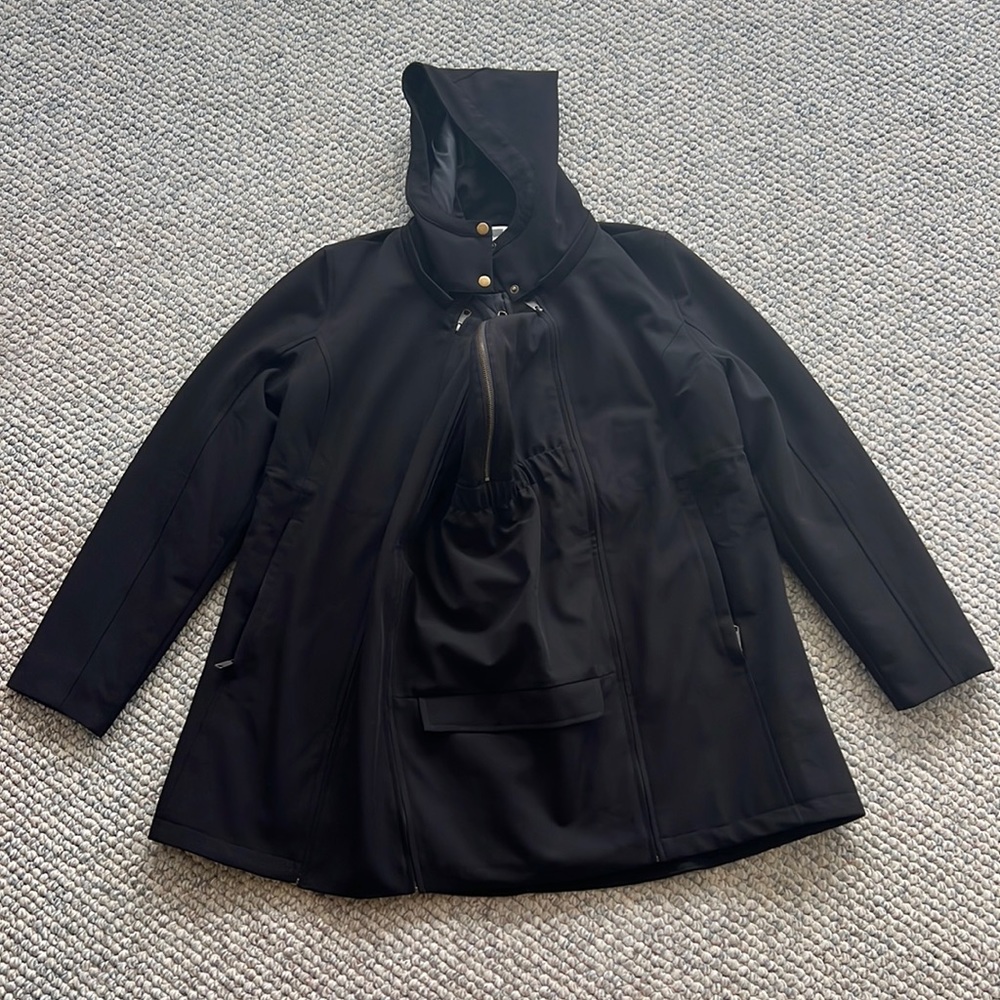 Nom Maternity 3-in-1 Black Coat